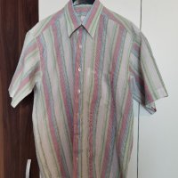 Мъжка риза с къс ръкав BOSS HUGO BOSS, снимка 1 - Ризи - 38117005