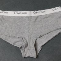 Calvin Klein S/M сив дамски памучен боксер, снимка 1 - Бельо - 40407001