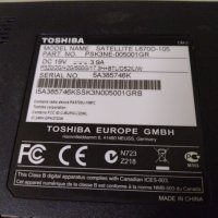 Toshiba Satellite L670 17.3'' Core i5 цял за ремонт или части!, снимка 5 - Части за лаптопи - 44129191
