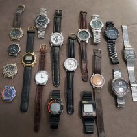 Лот мъжки маркови винтидж часовници, снимка 1 - Мъжки - 27393016