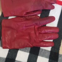 Червени мъжки ръкавици /ест кожа /Club Argentino / M /made in Italy/разпродава, снимка 4 - Екипировка - 38443874