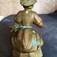 стара метална статуетка, снимка 3 - Антикварни и старинни предмети - 28132857