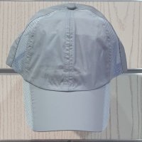 Нова изчистена дишаща шапка с козирка в сив цвят, шушляк, снимка 3 - Шапки - 37514808