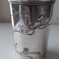 Сребърни чаши сребро 84 царска Русия , снимка 10 - Чаши - 43491107