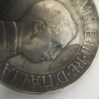 Сребърна монета Италия 2 лири, 1910, снимка 14 - Нумизматика и бонистика - 35344001