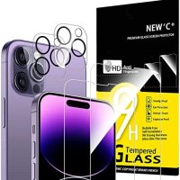 Нов iPhone 14 Pro Max Стъклен Протектор + Обектив - Супер Защита, снимка 1 - Фолия, протектори - 43500463