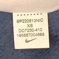 Nike Sportswear Fleece Sweatshirt оригинално горнище XS Найк памук, снимка 7 - Спортни дрехи, екипи - 43227996