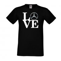 Мъжка тениска Mercedes LOVE, снимка 2 - Тениски - 32615691