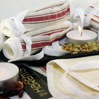 Турско кесе-пилинг ръкавица, снимка 2 - Масажи - 9800540