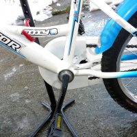 Детски велосипед 16” Reactor Foxy, стоманена рамка, контра, син/бял , снимка 8 - Детски велосипеди, триколки и коли - 35010518