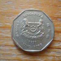 монети - Сингапур, снимка 1 - Нумизматика и бонистика - 43847776
