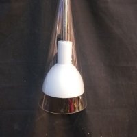 Висящи лампи стъклен конус, снимка 1 - Лампи за таван - 35345293