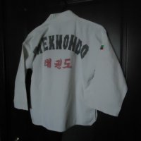 кимоно таекуондо WTF 140см,панталон адидас 150см, снимка 2 - Спортна екипировка - 25505650