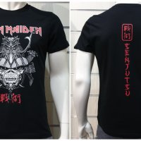 Нова мъжка тениска на музикалната група IRON MAIDEN - Senjutsu Samurai Eddie Graphic Navy, снимка 1 - Тениски - 35623072