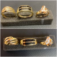 Златни обеци пръстен висулка ланче гривна 14 k 585 gold zlato, снимка 5 - Колиета, медальони, синджири - 35562029