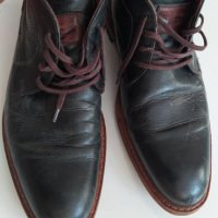 Високо качествени обувки мокасини боти от естествена кожа 44 45 или 45.5, снимка 4 - Мъжки боти - 32795776