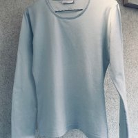 Небесносиня блуза/топ CLOSED лукс, снимка 3 - Блузи с дълъг ръкав и пуловери - 40511455