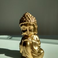 Статуетка на будист в медитация, снимка 2 - Статуетки - 35429744