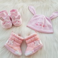 Бебешки буйки ботуши 0-3 месеца, снимка 4 - Бебешки обувки - 27742851