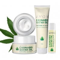 Комплект Cannabis с канабис сатива, снимка 1 - Козметика за лице - 34576131