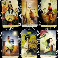 Таро&оракул карти:Tarot of Mystical Moments&Oracle of Mystical Moments, снимка 12 - Карти за игра - 34704763