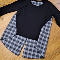 Лот блузка и ризка с каре, снимка 7 - Блузи с дълъг ръкав и пуловери - 40850195