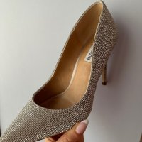 Дамски обувки на ток с кристали, снимка 11 - Дамски обувки на ток - 39910353