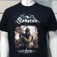 Нова мъжка тениска с дигитален печат на музикалната група Sabaton - The last stand, снимка 8 - Тениски - 36869306
