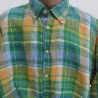 Мъжка риза с дълъг ръкав от лен Tom Rusborg, снимка 3 - Ризи - 33008079