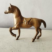 месингова статуетка-кон, снимка 1 - Други ценни предмети - 42968922