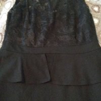 Дамска маркова рокля RAINBOW,черен цвят с дантела , снимка 2 - Рокли - 37472101