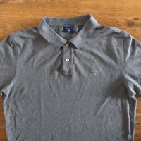gant polo shirt - страхотна мъжка тениска Л размер , снимка 8 - Тениски - 40486486