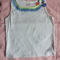 Бяло потниче Gimboree, снимка 1 - Детски тениски и потници - 33465700