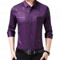 Стилна мъжка риза, 5цвята - 023, снимка 8 - Ризи - 37635188