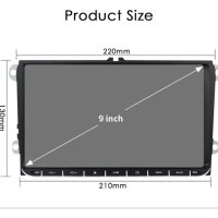 Multimedia 9-inch Vw,Golf, Seat, Skoda Android12 , снимка 5 - Навигация за кола - 39662846