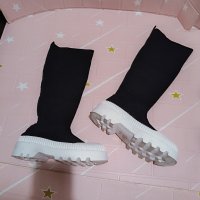 Дамски високи ботуши тип чорап , снимка 2 - Дамски ботуши - 43330349