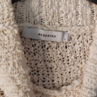 Reserved плетена зимна рокя без ръкави L размер, снимка 2 - Рокли - 43868186