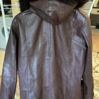 Кожено палто L размер естествена кожа, снимка 4 - Палта, манта - 44011452