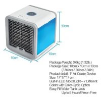 Мини климатик Air Cooler , въздушен охладител USB охлаждане, 12V USB, снимка 4 - Климатици - 43155870