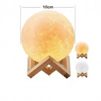 3D Лампа Impostore Луна, LED, Портативнa, 10 см..15-40 лева, 20 см 55 лева, снимка 2 - Настолни лампи - 27627253