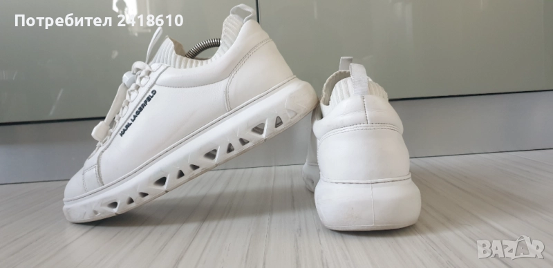 Karl Lagerfeld Leather Mens Size 42/26.5см ОРИГИНАЛ! Мъжки спортно - елегантни обувки / кецове/ есте, снимка 1
