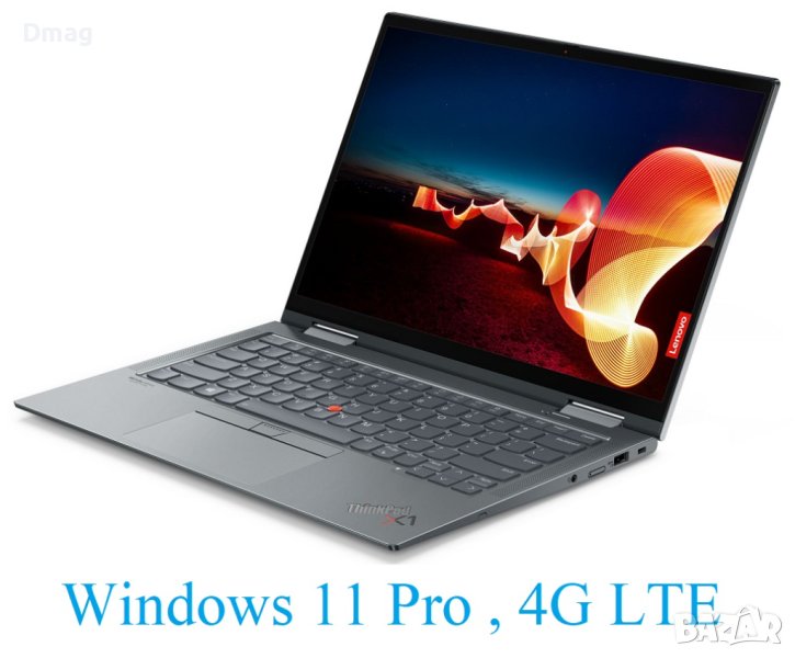 14”тъч ThinkPad X1 Yoga/Intel i5/16GB/1TB SSD/Win11Pro/4G LTE, снимка 1