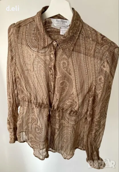 Max Mara Original Size M 100% Коприна Страхотна ризка, снимка 1