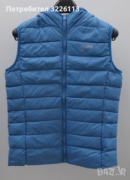 Дамска грейка с гъши пух Lee Cooper Hlite Gilet, Sky Blue, размери -  M , снимка 1