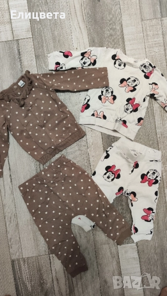 Сет два комплекта за момиче 80-86, снимка 1