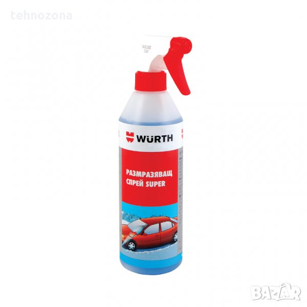 Размразяващ спрей за автомобилни стъкла, Wurth 500ml., снимка 1