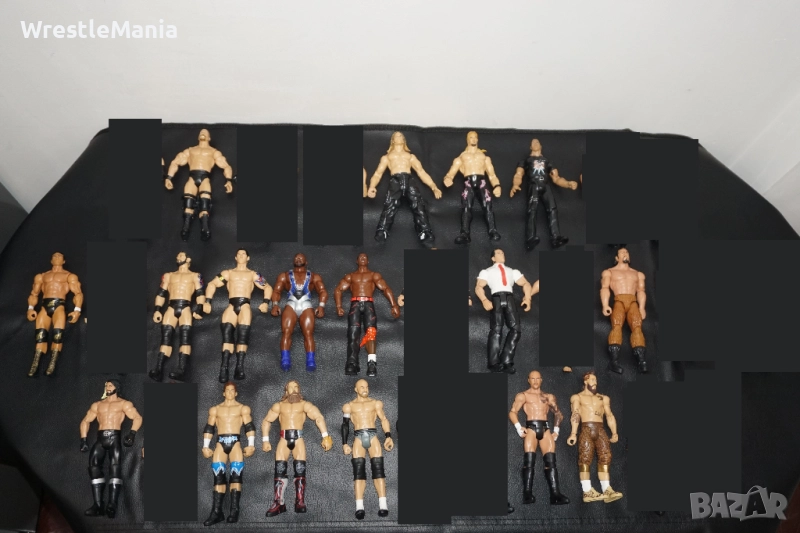 17 Кеч Фигури Stone Cold/The Rock/Chris Jericho/Cryme Tyme/Jeff Hardy/Alberto Del Rio/Wade Barret/, снимка 1