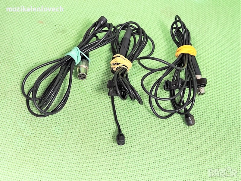 AKG C417L Lavalier Condenser Microphone Mini XLR 3 pin Connector - микрофон тип брошка х 3 броя, снимка 1