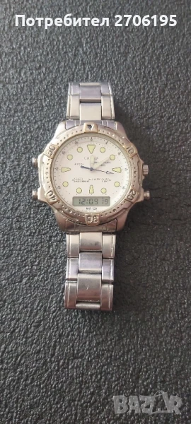 Мъжки часовник Citizen C 480-314751 K с дигитален алармен механизъм WR 100, хронограф, снимка 1