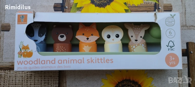 Детски дървен боулинг , снимка 1